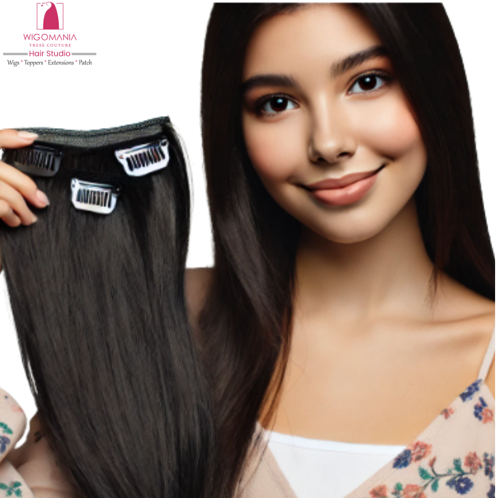 Double Clip-On – 100% Human Hair Extensions