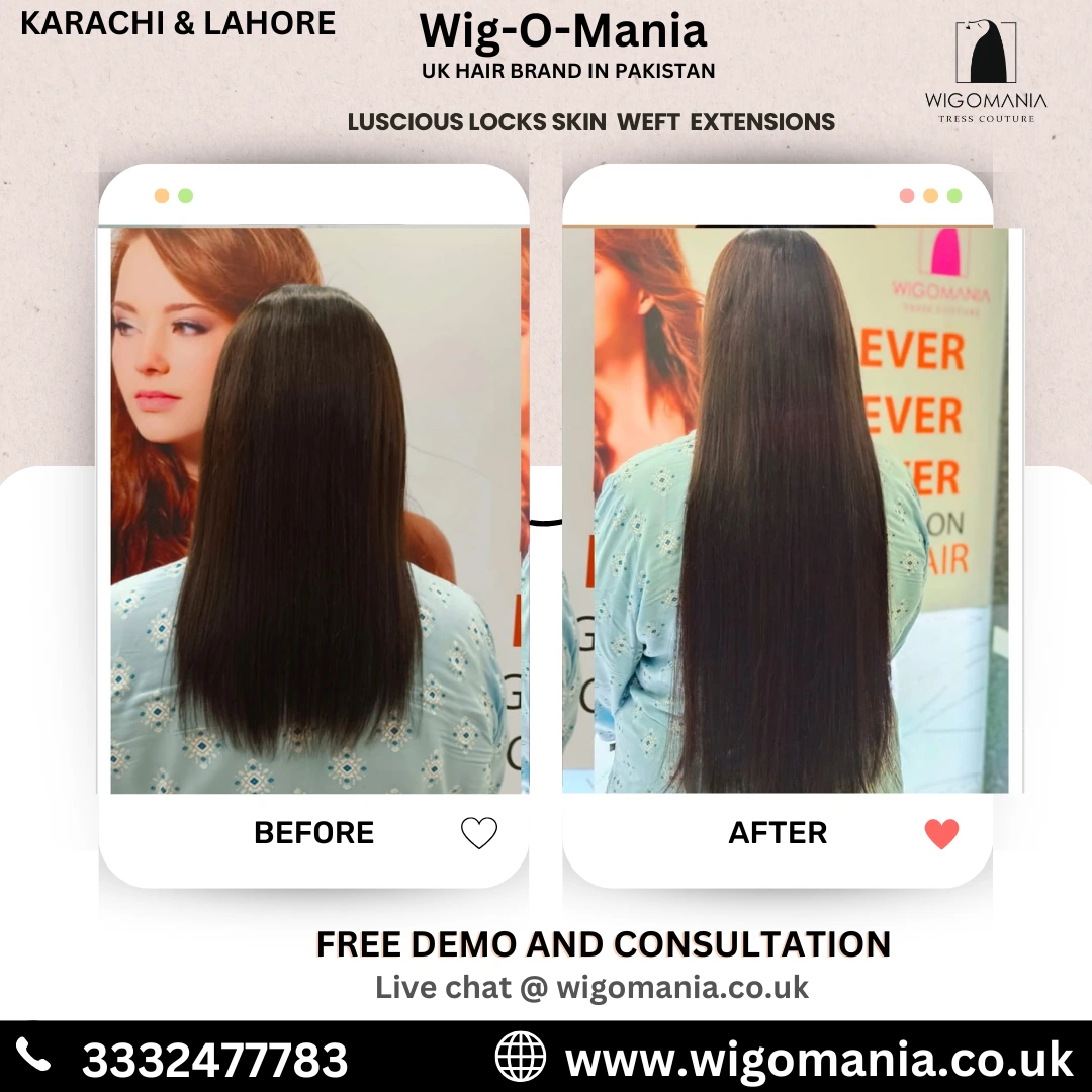 Luscious lock skin weft extension